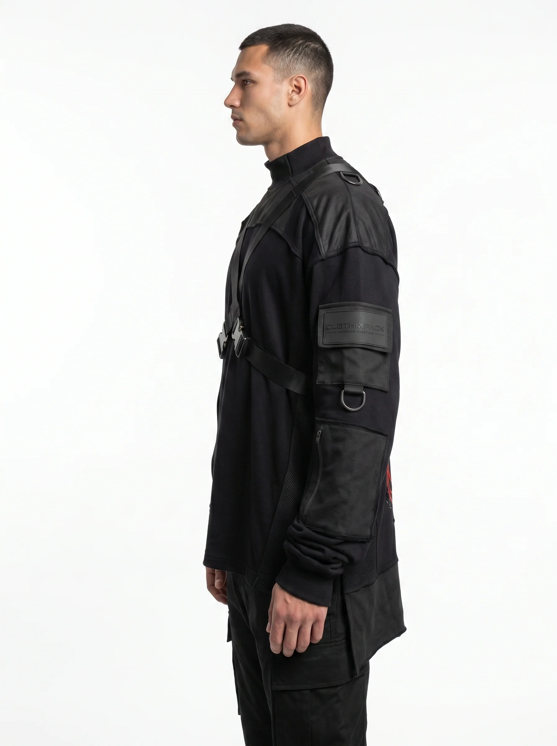 Cowl Technical Hoodie 3 - Clothixpack hoodies product image