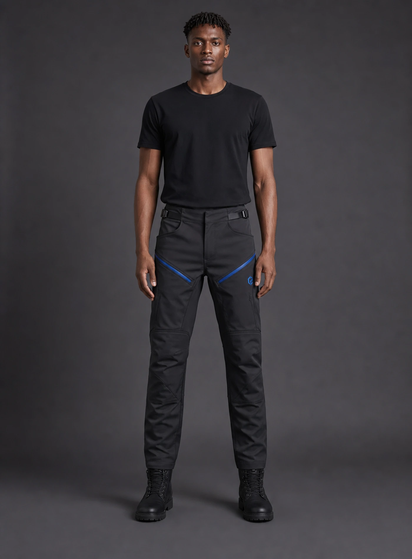 Kinetic Zip Trouser front view on model