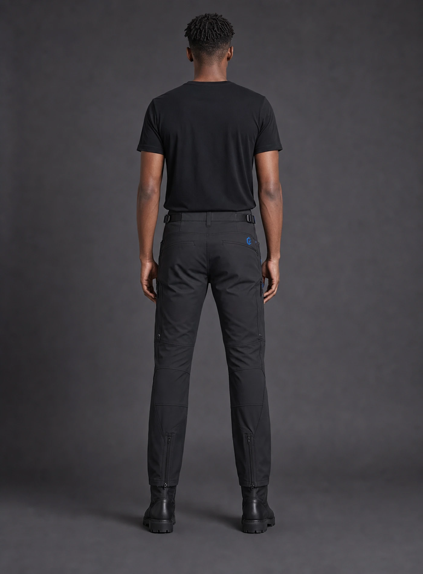 Kinetic Zip Trouser back view showing rear construction