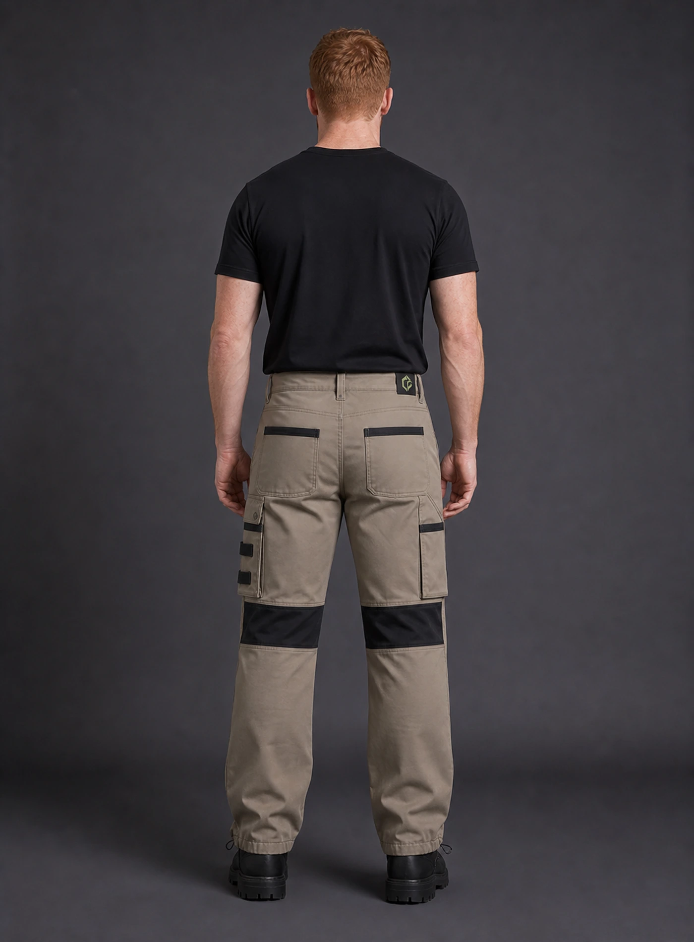 Atlas Utility Pant back view showing rear construction