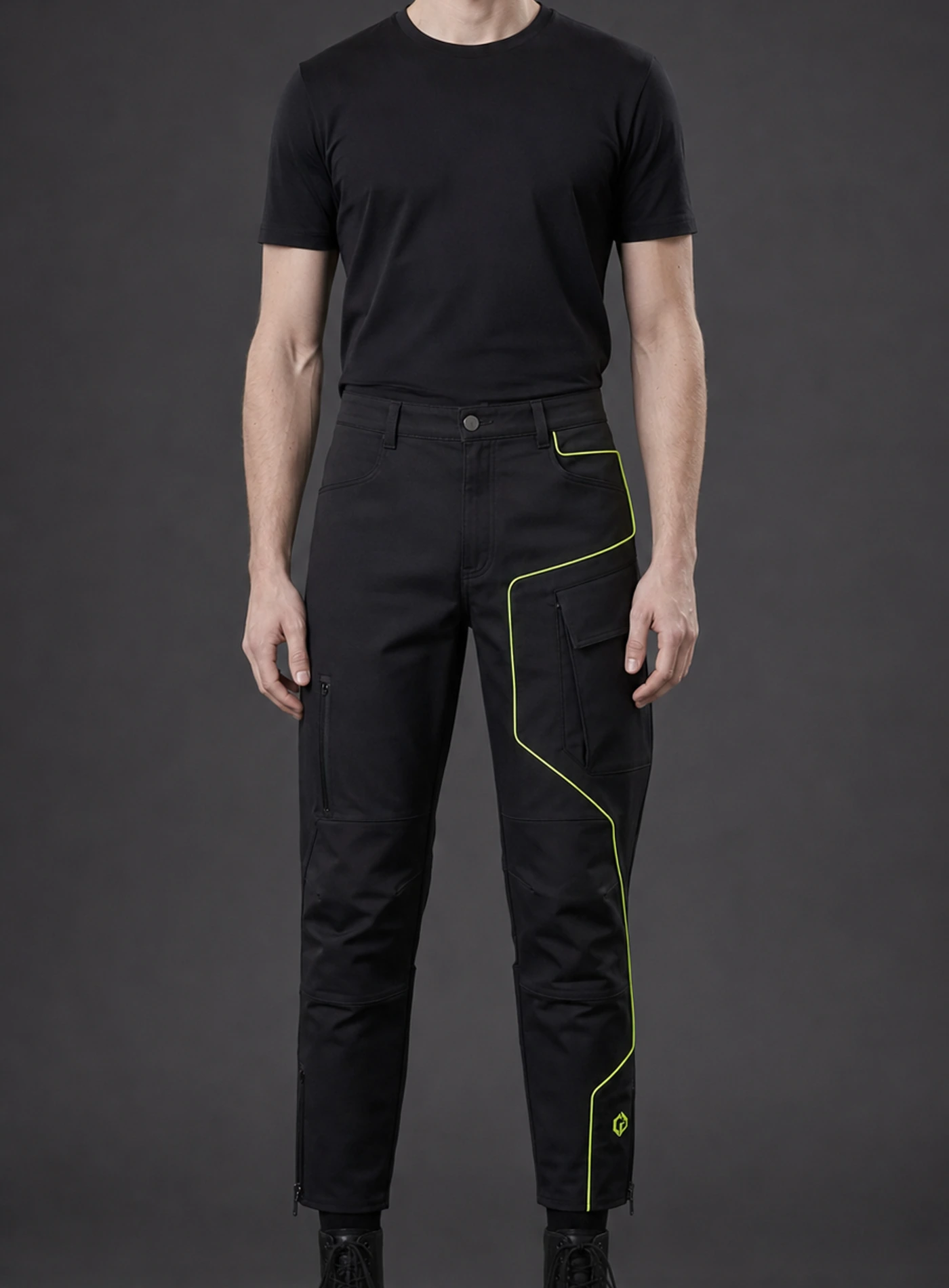 Circuit Articulated Pant front view on model