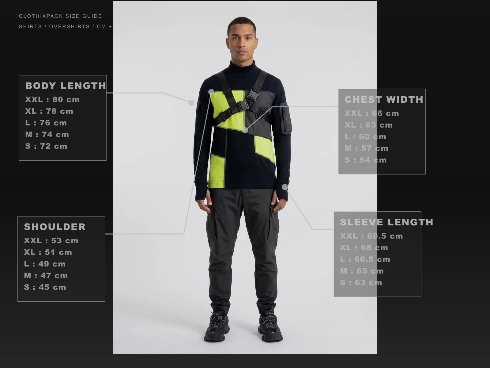 How to measure for a Clothixpack shirt